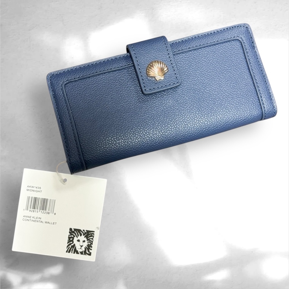 Anne Klein NWT Bi-Fold Walletl in Midnight